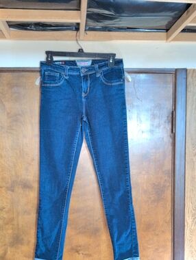 Hot Kiss Dark Blue Skinny Jeans